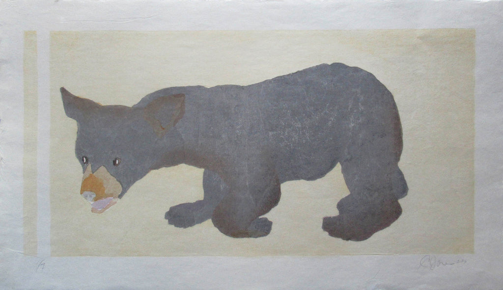 Charlotte Jones artwork 'Bear Cub' at Gallery78 Fredericton, New Brunswick