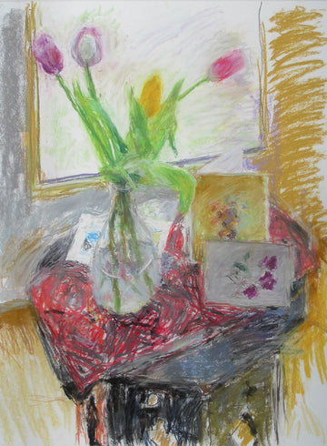 Stephen May artwork 'Tulips: Backlit' at Gallery78 Fredericton, New Brunswick
