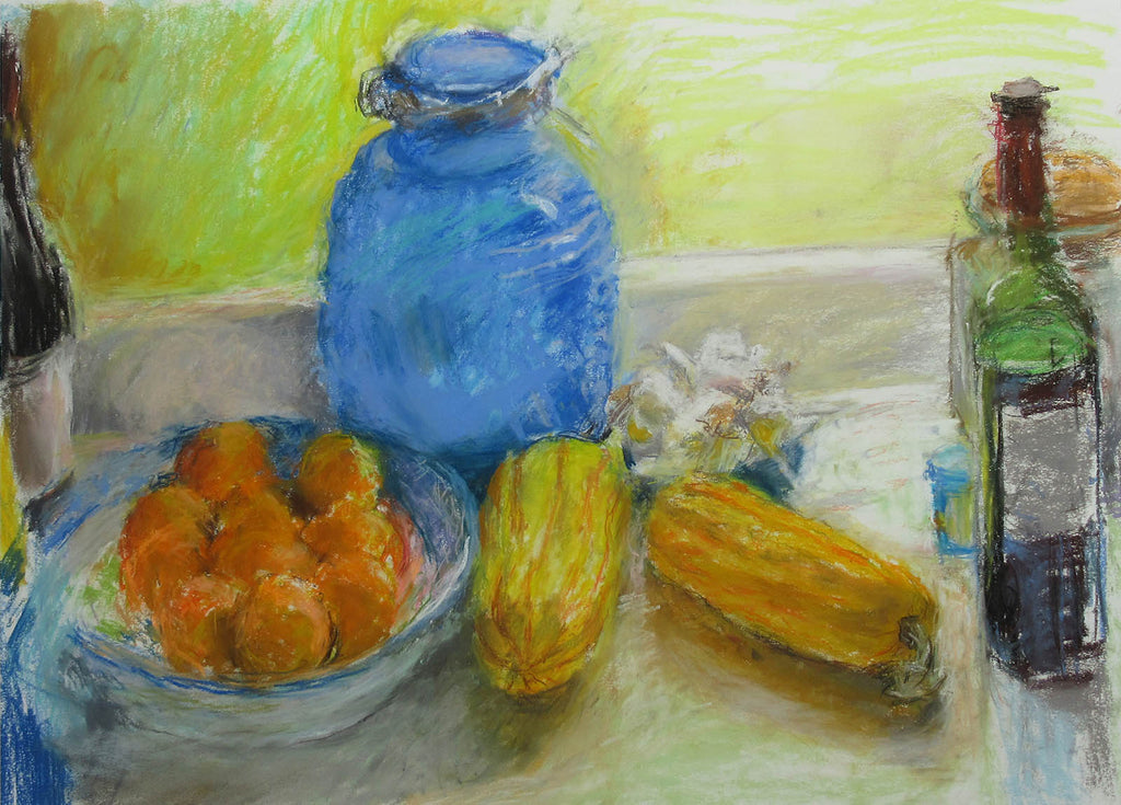 Stephen May artwork 'Blue Jar' at Gallery78 Fredericton, New Brunswick