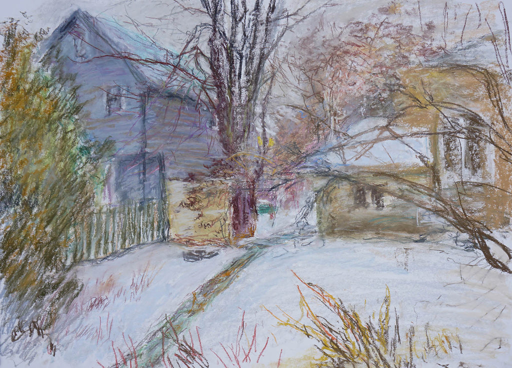 Stephen May artwork 'Backyard' at Gallery78 Fredericton, New Brunswick