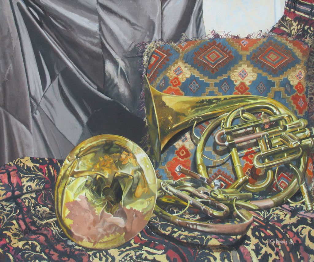 Peter Salmon artwork 'Untitled (French Horn)' at Gallery78 Fredericton, New Brunswick
