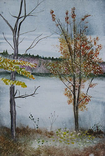 Francis Wishart artwork 'Late autumn' at Gallery78 Fredericton, New Brunswick