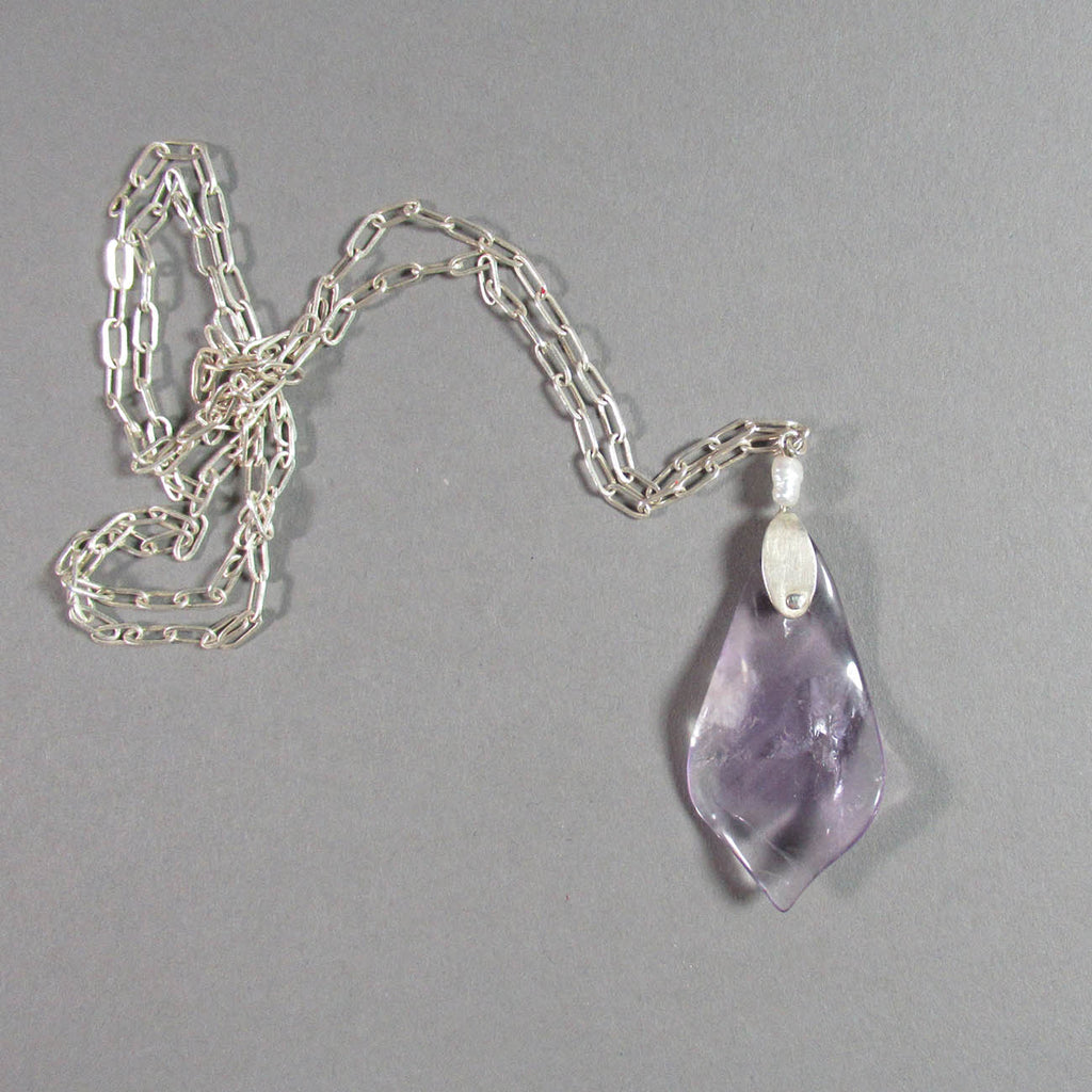 Kathryn Cronin artwork 'Blossom Pendant with Amethyst' at Gallery78 Fredericton, New Brunswick