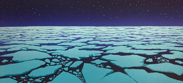 Christine  Koch artwork 'Sea Ice Study XVIII' at Gallery78 Fredericton, New Brunswick