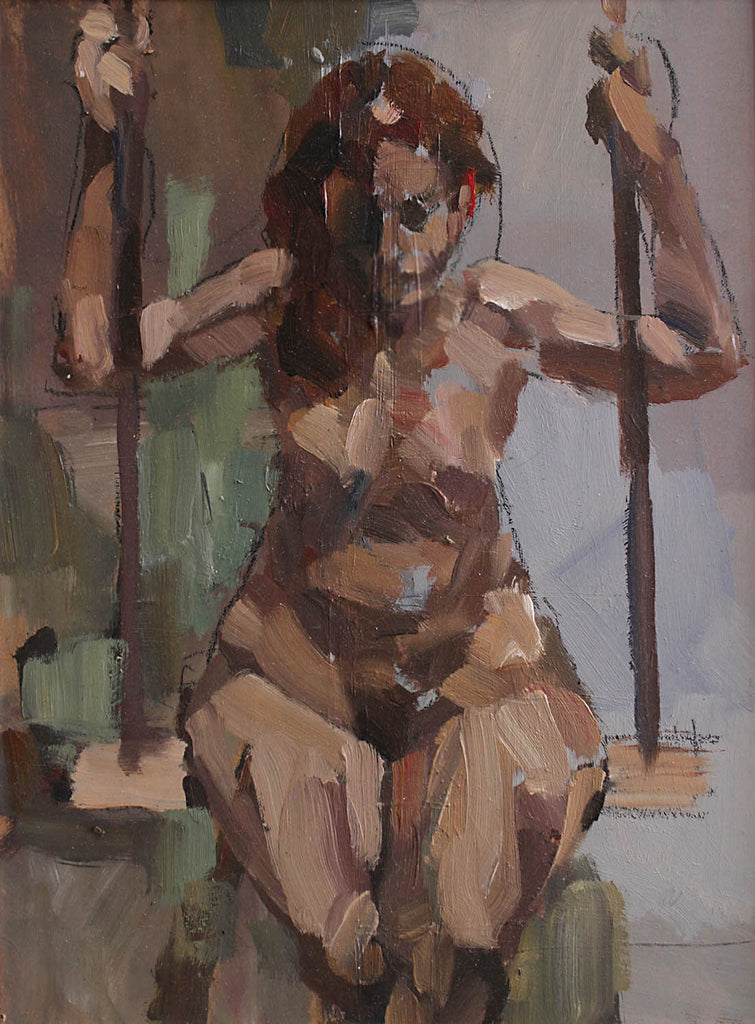 Stephen Scott artwork 'Study for The Swing' at Gallery78 Fredericton, New Brunswick