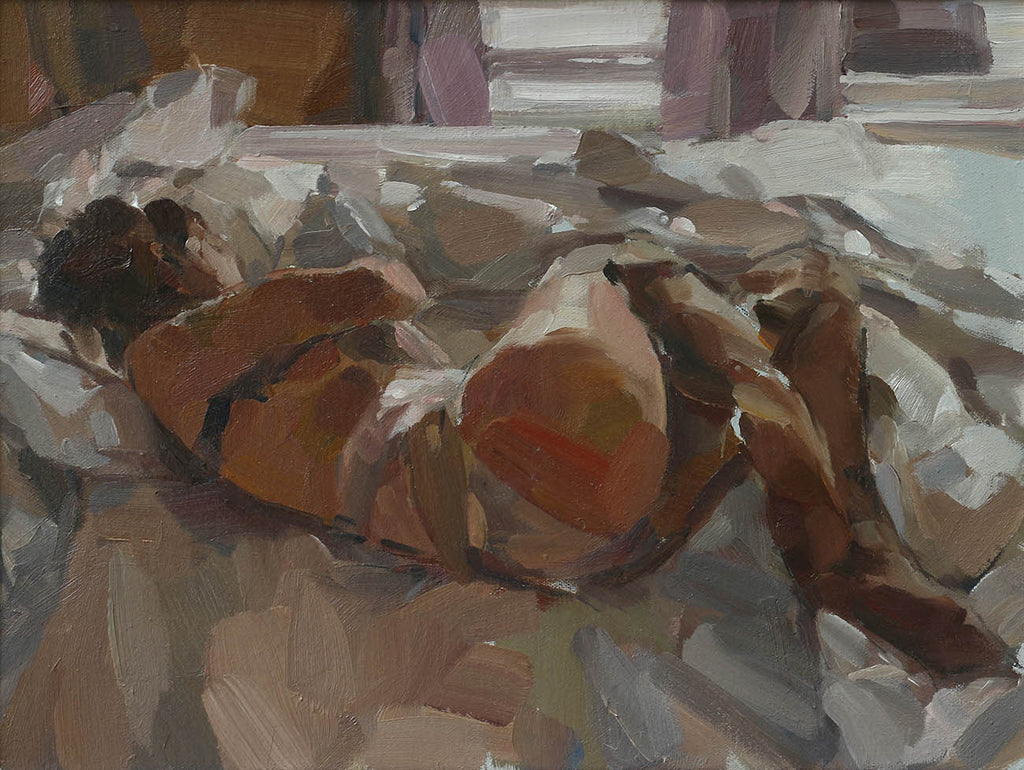 Stephen Scott artwork 'Woman Asleep' at Gallery78 Fredericton, New Brunswick