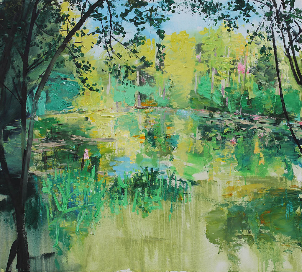 Matthew Collins artwork 'Pine Grove Reflections' at Gallery78 Fredericton, New Brunswick