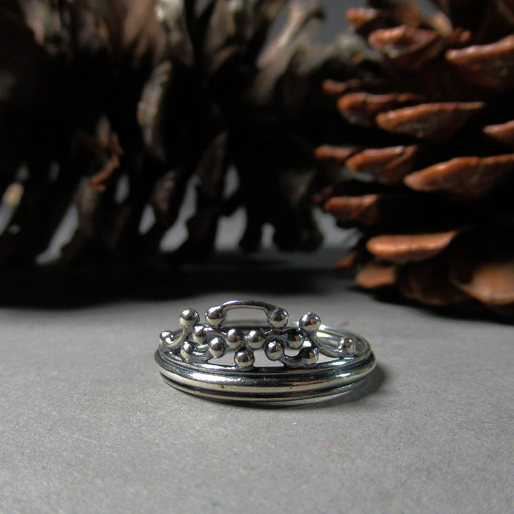 Laura Boudreau artwork 'Sterling Silver Ring, Size 8.5' at Gallery78 Fredericton, New Brunswick