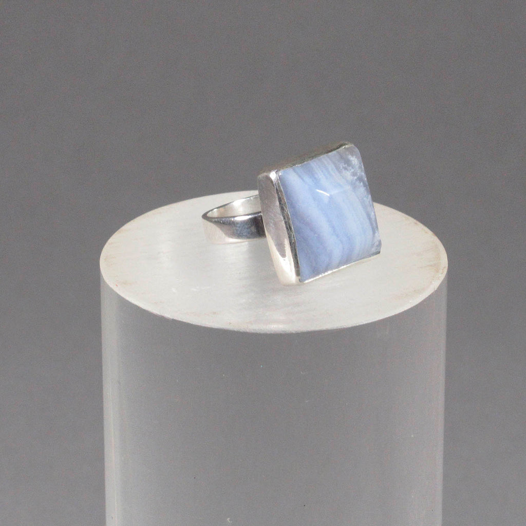 Ann Fillmore artwork 'Blue Lace Agate Ring' at Gallery78 Fredericton, New Brunswick