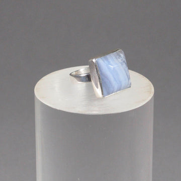 Ann Fillmore artwork 'Blue Lace Agate Ring' at Gallery78 Fredericton, New Brunswick