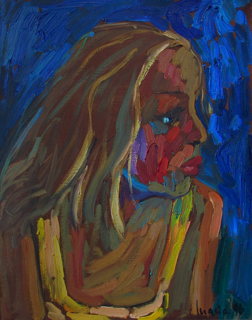 Ingrid Seyffer artwork 'untitled (blonde hair)' at Gallery78 Fredericton, New Brunswick