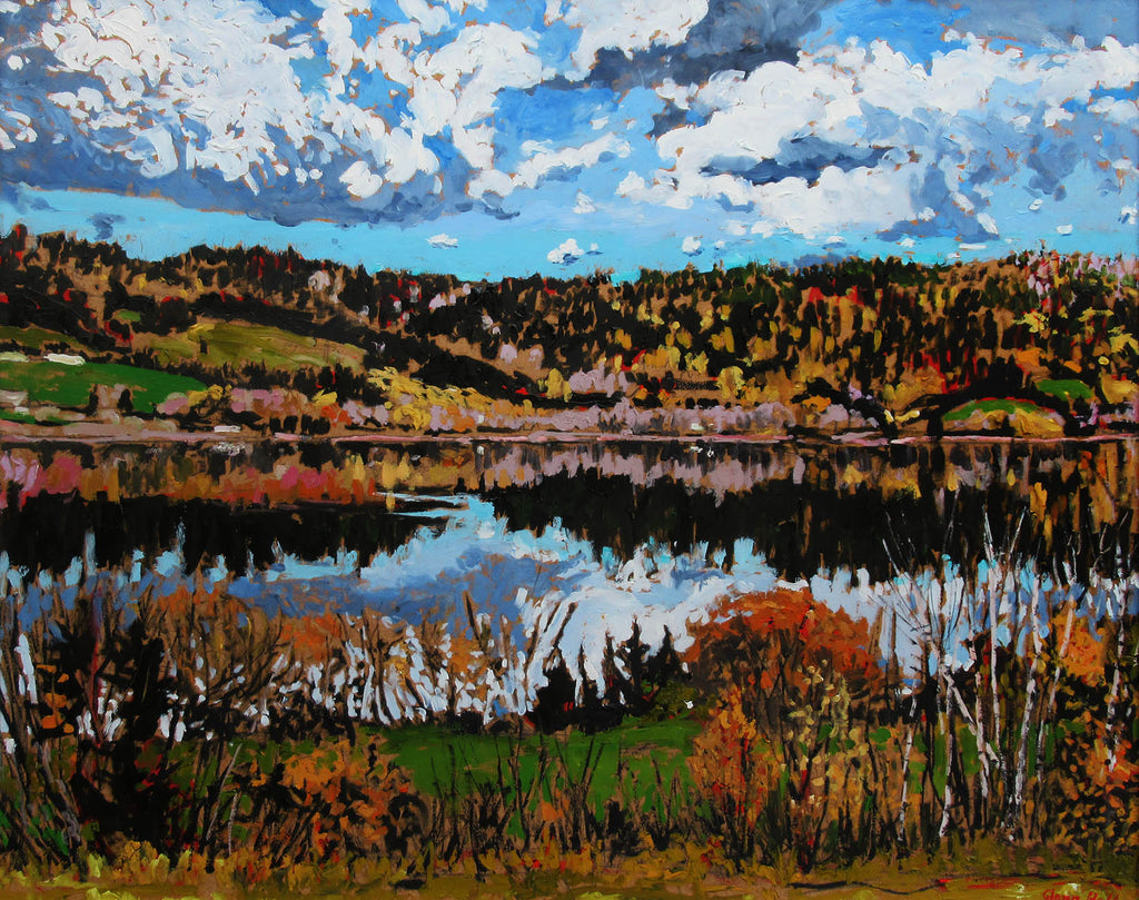 Glenn Hall artwork 'Bellisle Bay, N.B.' at Gallery78 Fredericton, New Brunswick