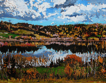 Glenn Hall artwork 'Bellisle Bay, N.B.' at Gallery78 Fredericton, New Brunswick