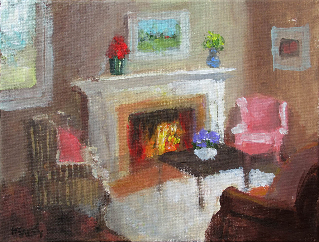 Paul Healey artwork 'Fireplace' at Gallery78 Fredericton, New Brunswick