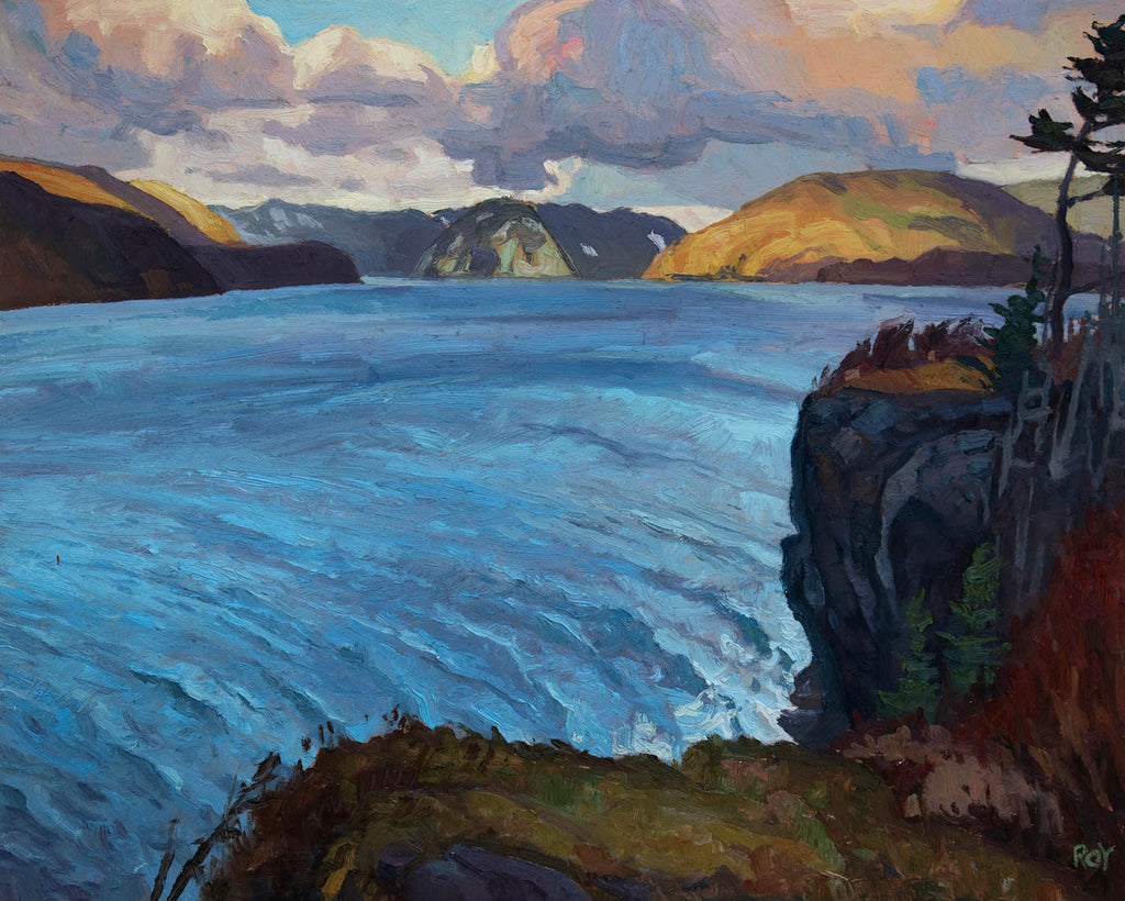 Réjean Roy artwork 'Cox's Cove (Newfoundland)' at Gallery78 Fredericton, New Brunswick