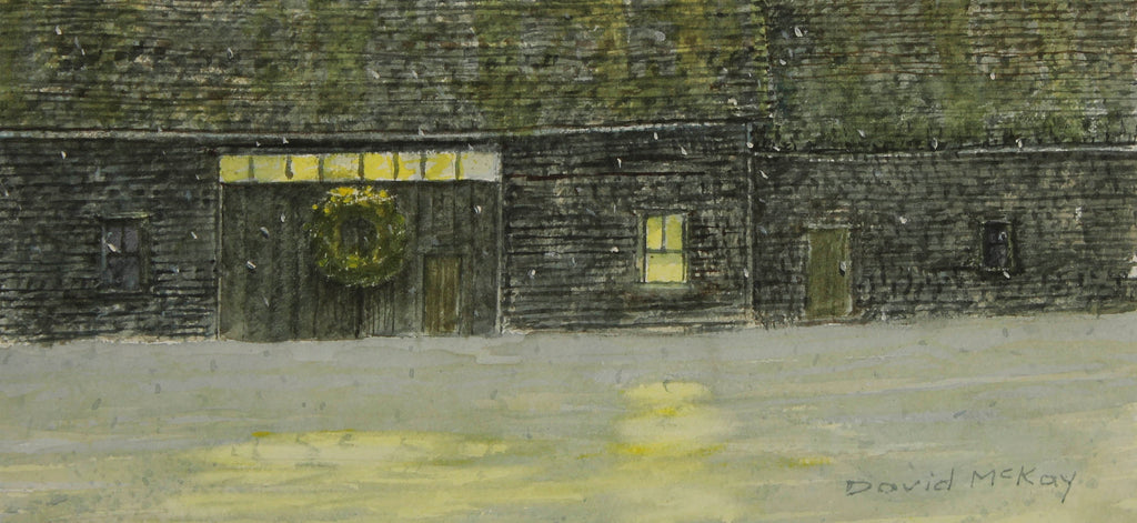 David McKay artwork 'Snow Flurries' at Gallery78 Fredericton, New Brunswick