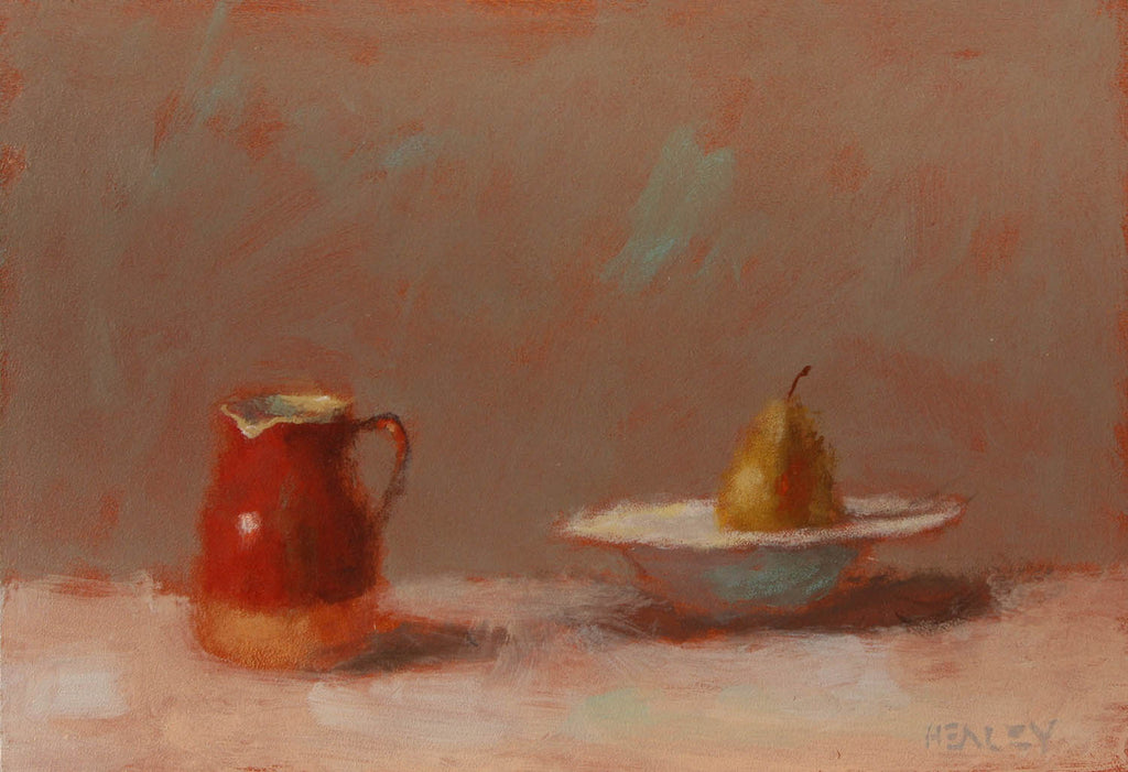 Paul Healey artwork 'Still Life with Pear' at Gallery78 Fredericton, New Brunswick