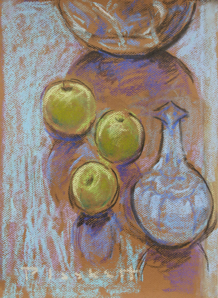Joseph Plaskett, OC artwork 'Untitled (Still Life with Apples I)' at Gallery78 Fredericton, New Brunswick