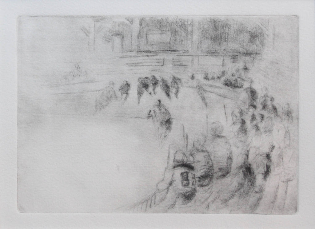 Molly Lamb Bobak, OC, RCA artwork 'Old Timers I' at Gallery78 Fredericton, New Brunswick