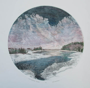 Vicki  MacLean artwork 'MacIntosh Pond' at Gallery78 Fredericton, New Brunswick