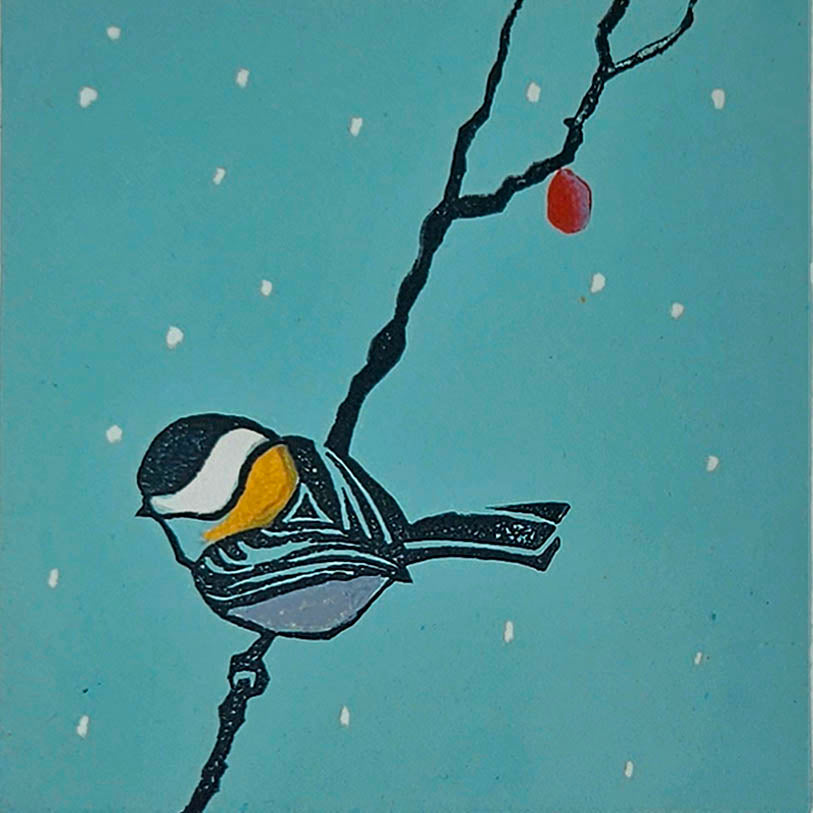 Paul Healey artwork 'Snow Berry' at Gallery78 Fredericton, New Brunswick