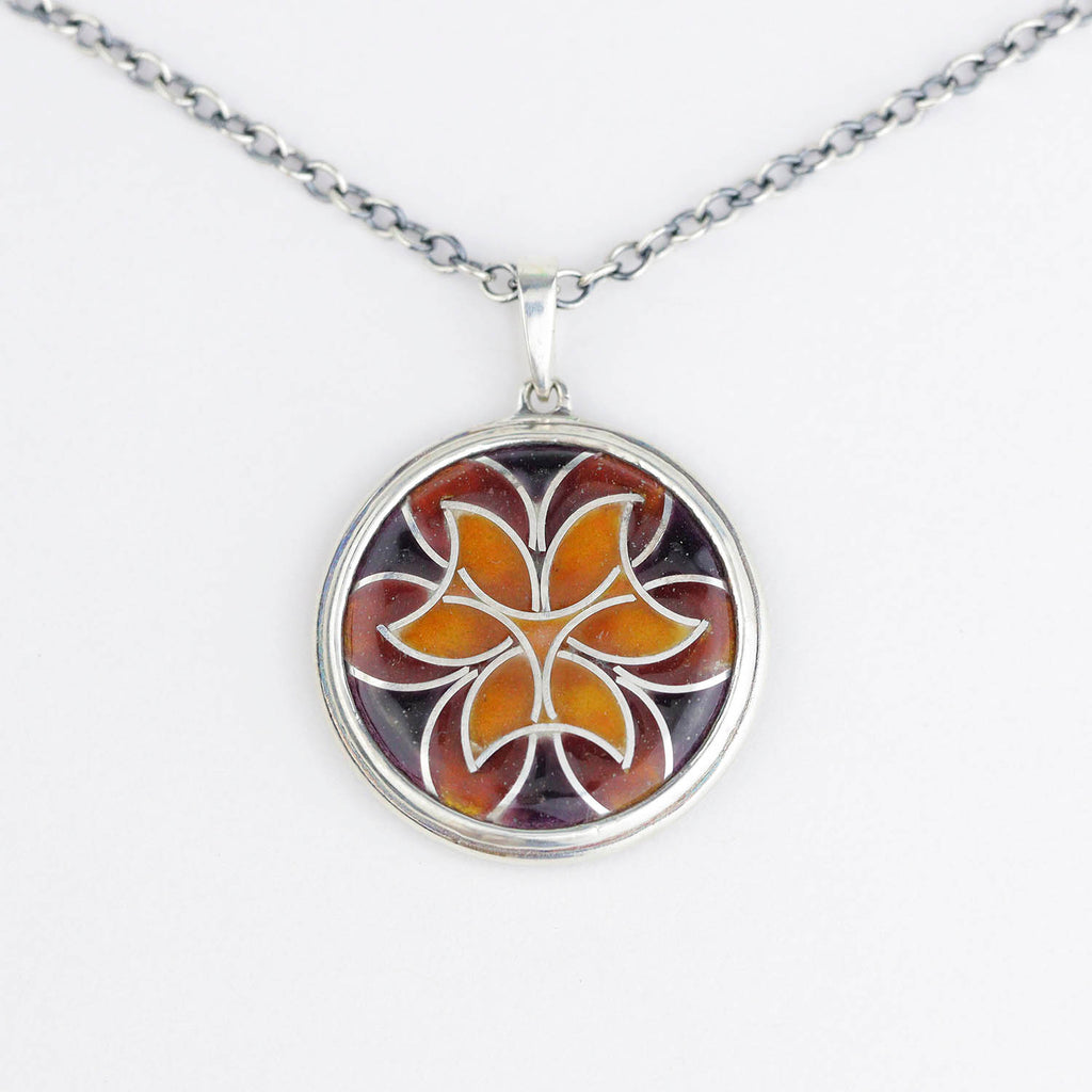 Laura Boudreau artwork 'New Growth Pendant 7 (Brown)' at Gallery78 Fredericton, New Brunswick