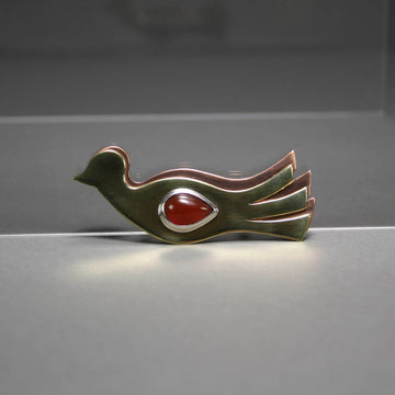 David Gomez artwork 'Dove Brooch' at Gallery78 Fredericton, New Brunswick