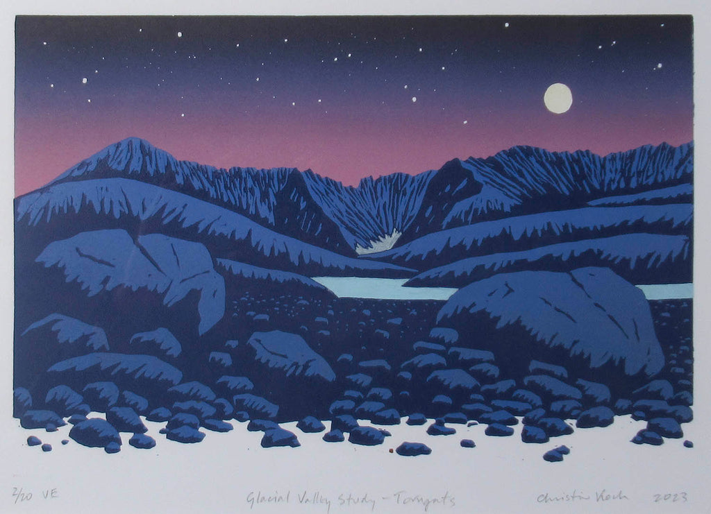 Christine Koch artwork 'Glacial Valley Study - Torngats' at Gallery78 Fredericton, New Brunswick