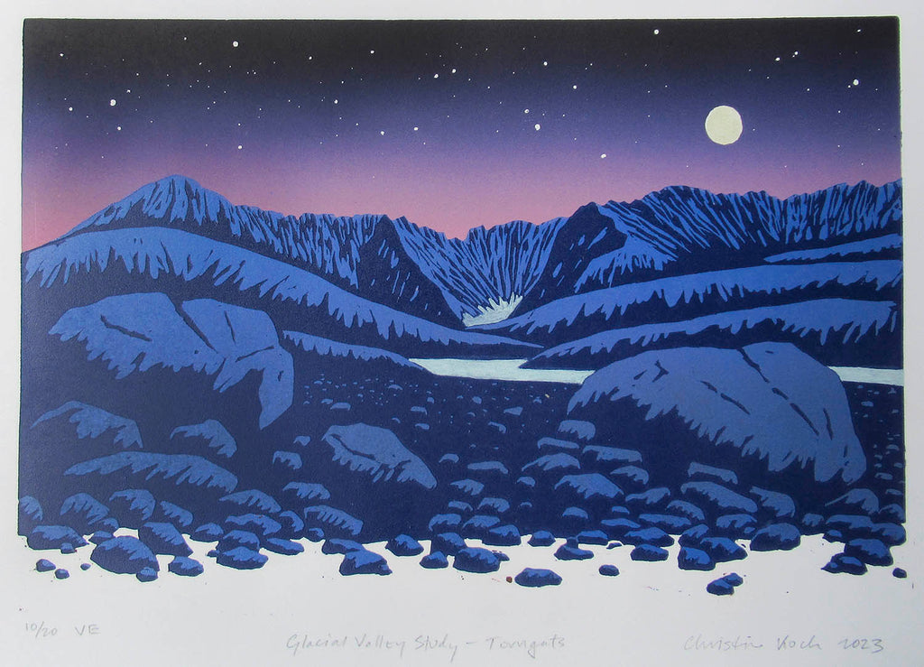 Christine Koch artwork 'Glacial Valley Study - Torngats' at Gallery78 Fredericton, New Brunswick