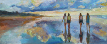 Amber Leger artwork 'Summer Memories' at Gallery78 Fredericton, New Brunswick