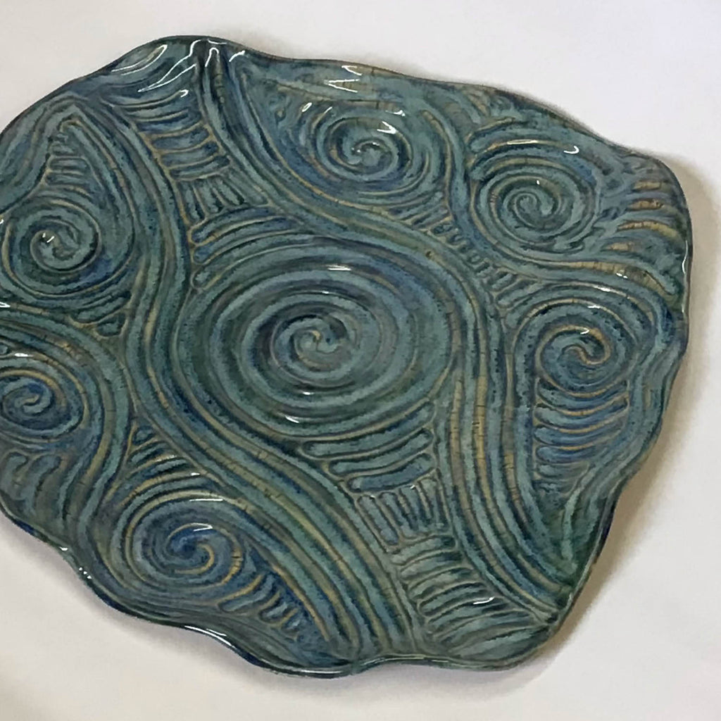 Karen Knight artwork 'Low Tide Series Platter 7' at Gallery78 Fredericton, New Brunswick