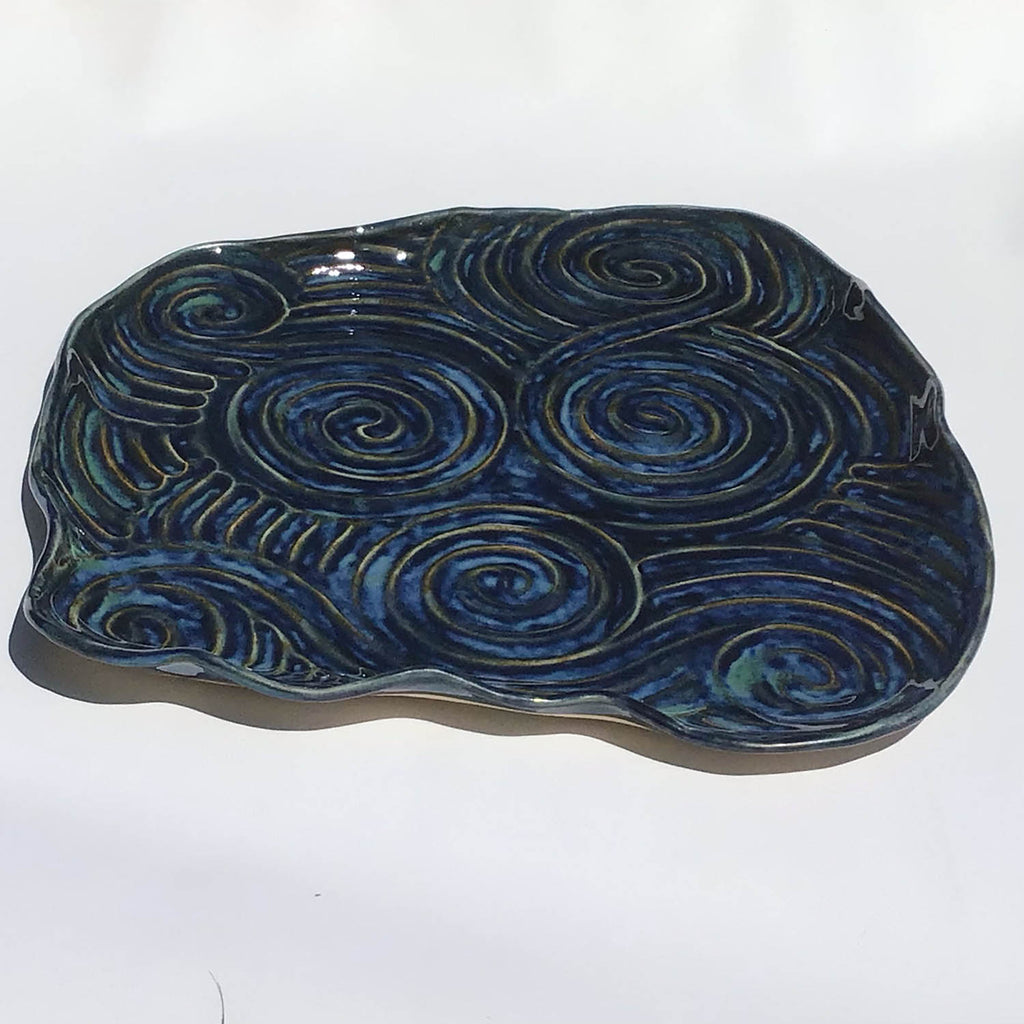 Karen Knight artwork 'Low Tide Series Platter 8' at Gallery78 Fredericton, New Brunswick