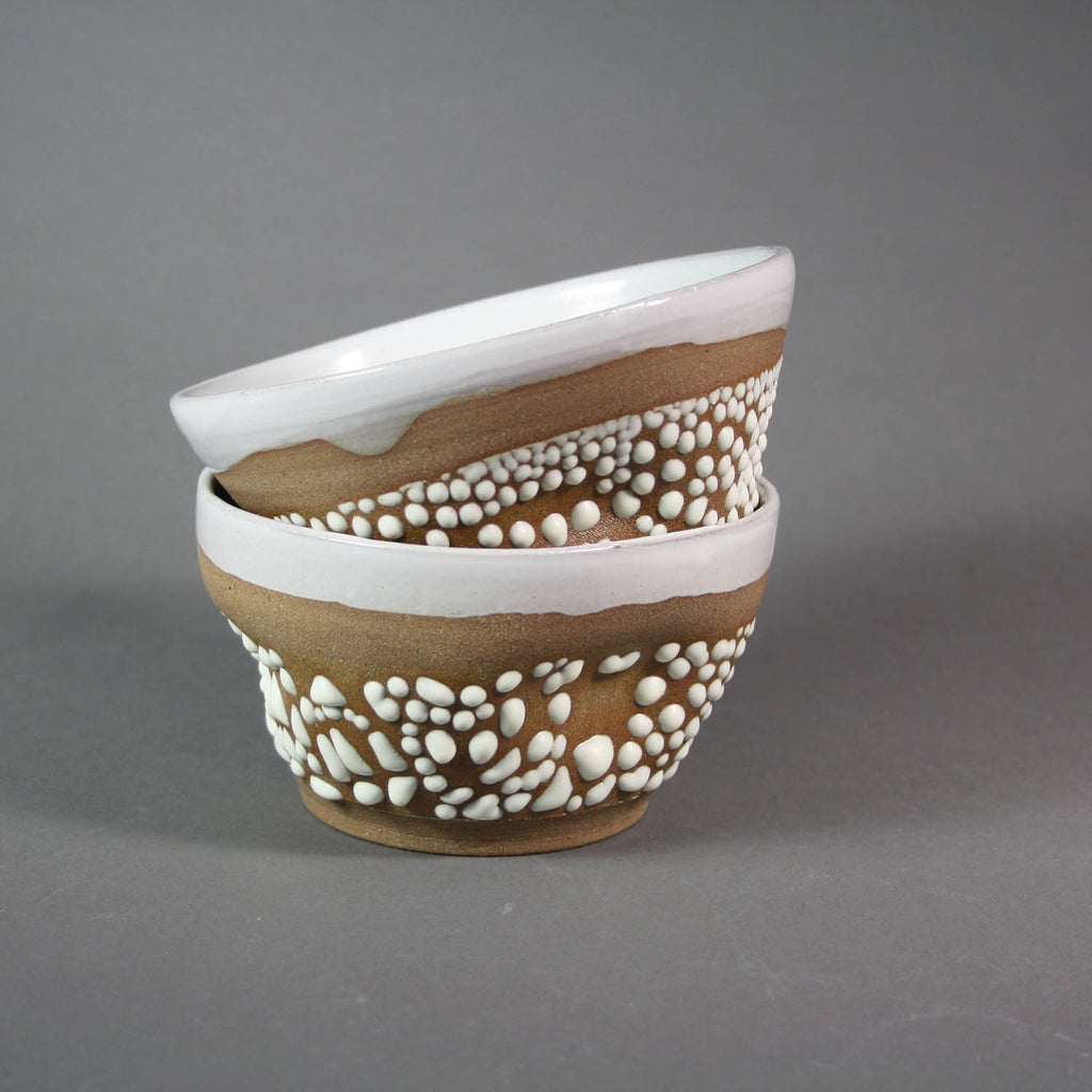 Matthew Cripps artwork 'White Crawl Bowl' at Gallery78 Fredericton, New Brunswick