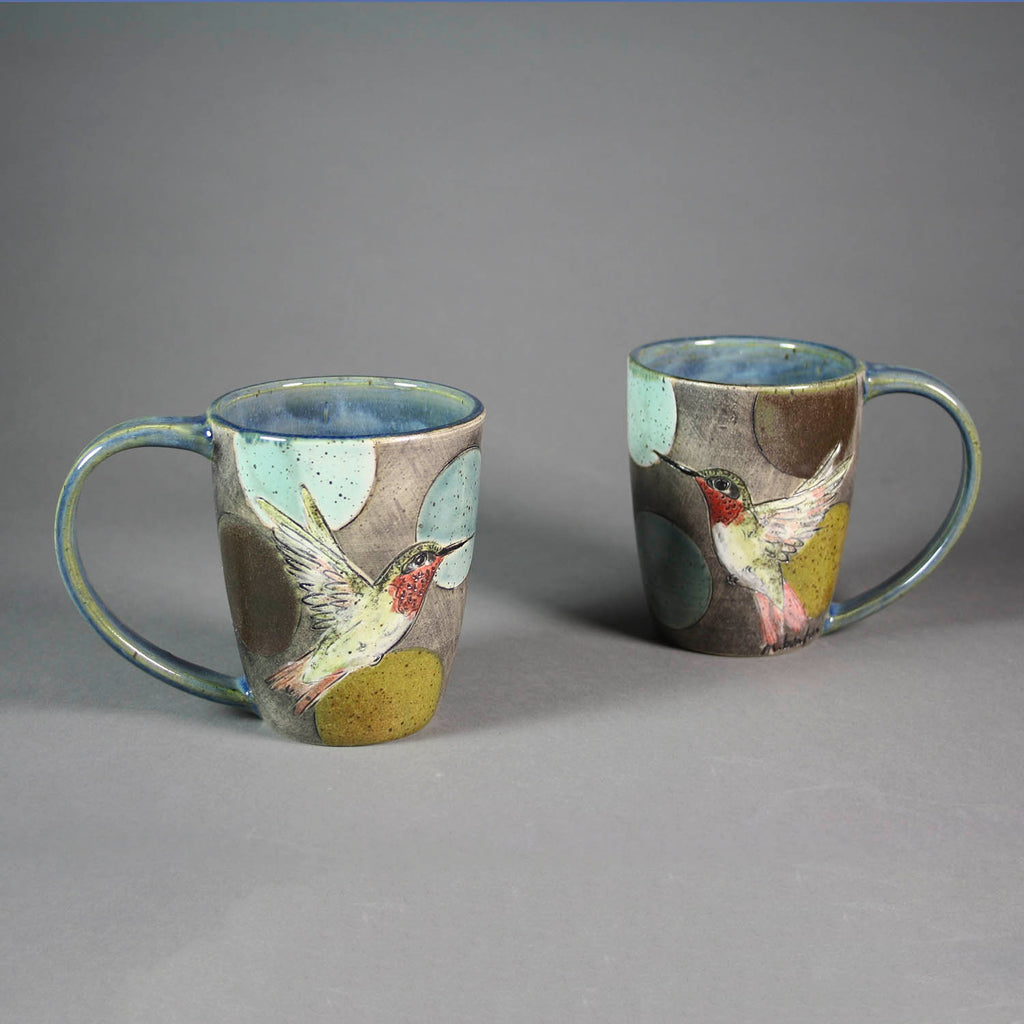 Marla Benton artwork 'Hummingbird Mug' at Gallery78 Fredericton, New Brunswick