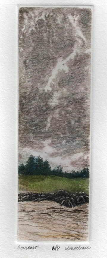 Vicki MacLean artwork 'Overcast' at Gallery78 Fredericton, New Brunswick