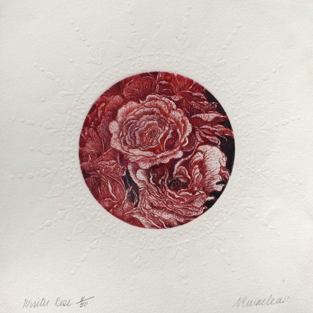 Vicki MacLean artwork 'Winter Rose' at Gallery78 Fredericton, New Brunswick