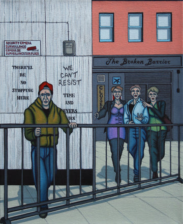 Paul Mathieson artwork 'There'll Be No Stopping Here' at Gallery78 Fredericton, New Brunswick