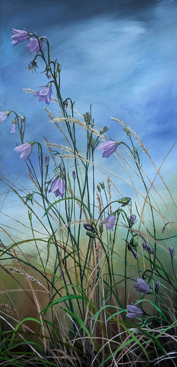 Amber Young artwork 'Bluebells I' at Gallery78 Fredericton, New Brunswick