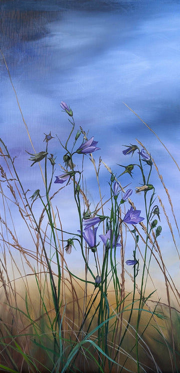 Amber Young artwork 'Bluebells II' at Gallery78 Fredericton, New Brunswick