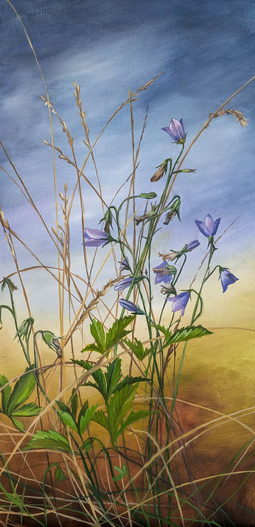 Amber Young artwork 'Bluebells III' at Gallery78 Fredericton, New Brunswick