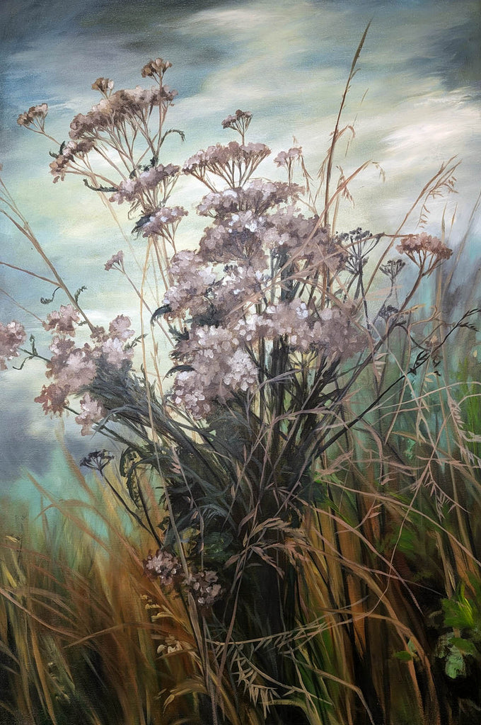 Amber Young artwork 'Yarrow' at Gallery78 Fredericton, New Brunswick