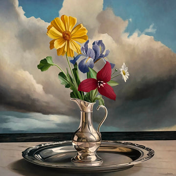 Cliff Turner artwork 'Formal Arrangement' at Gallery78 Fredericton, New Brunswick