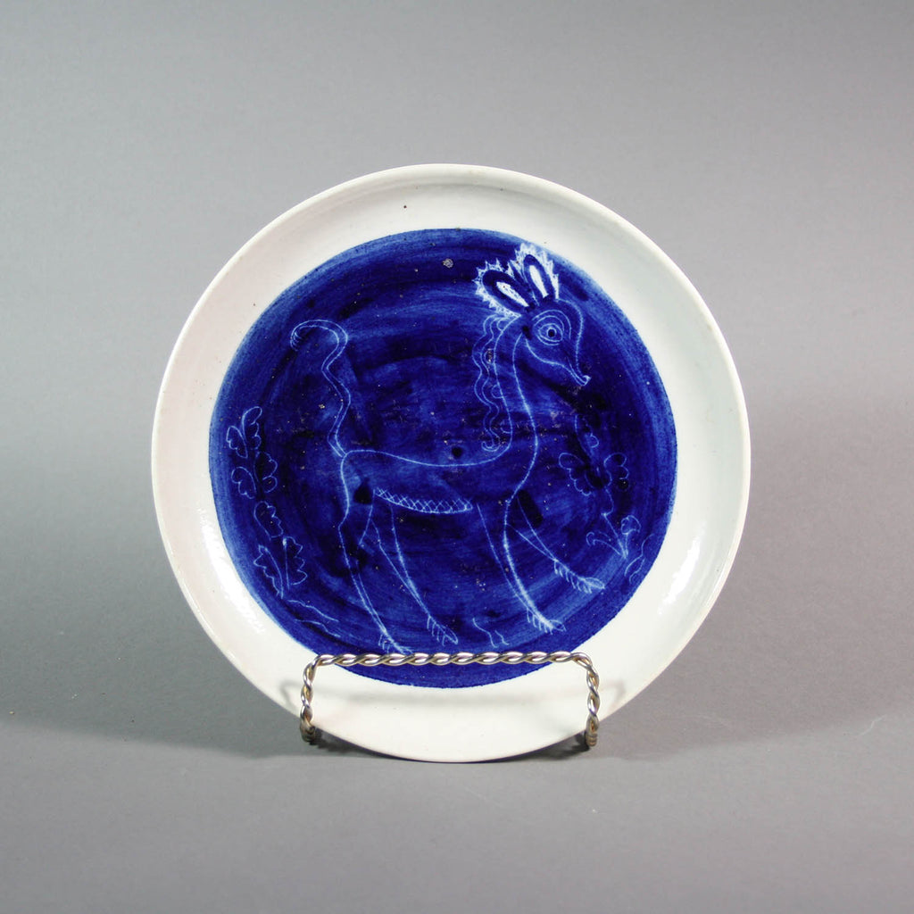 Deichmann Pottery artwork 'Blue Goofus Plate' at Gallery78 Fredericton, New Brunswick