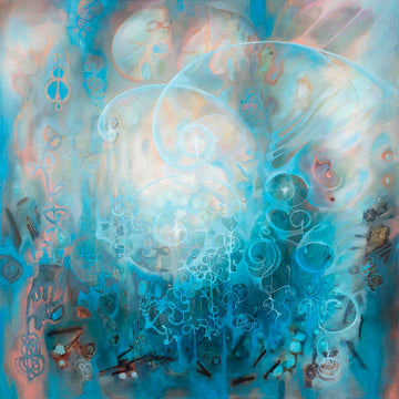 Deanna Musgrave artwork 'Quantum Foam' at Gallery78 Fredericton, New Brunswick