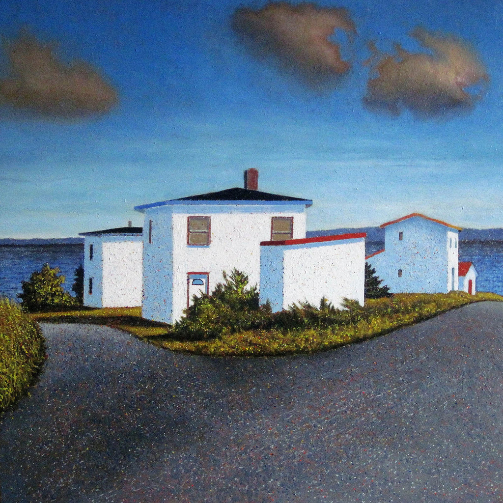 Steven Rhude artwork 'Broad Cove White' at Gallery78 Fredericton, New Brunswick