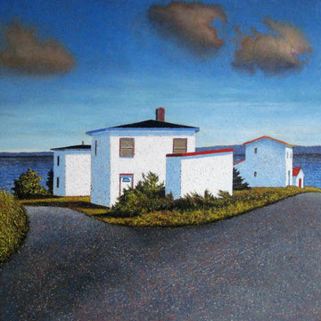 Steven Rhude artwork 'Broad Cove White' at Gallery78 Fredericton, New Brunswick