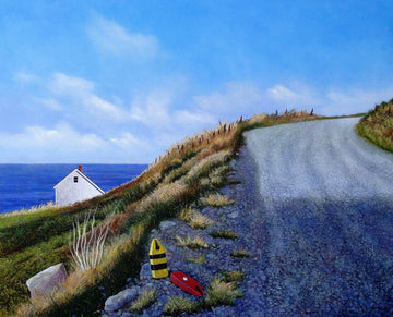 Steven Rhude artwork 'Cape Spear Biway' at Gallery78 Fredericton, New Brunswick