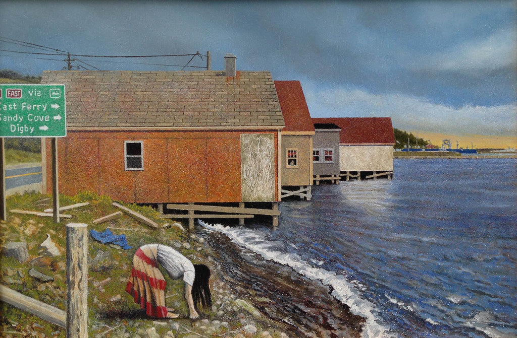 Steven Rhude artwork 'Leaving Long Island' at Gallery78 Fredericton, New Brunswick