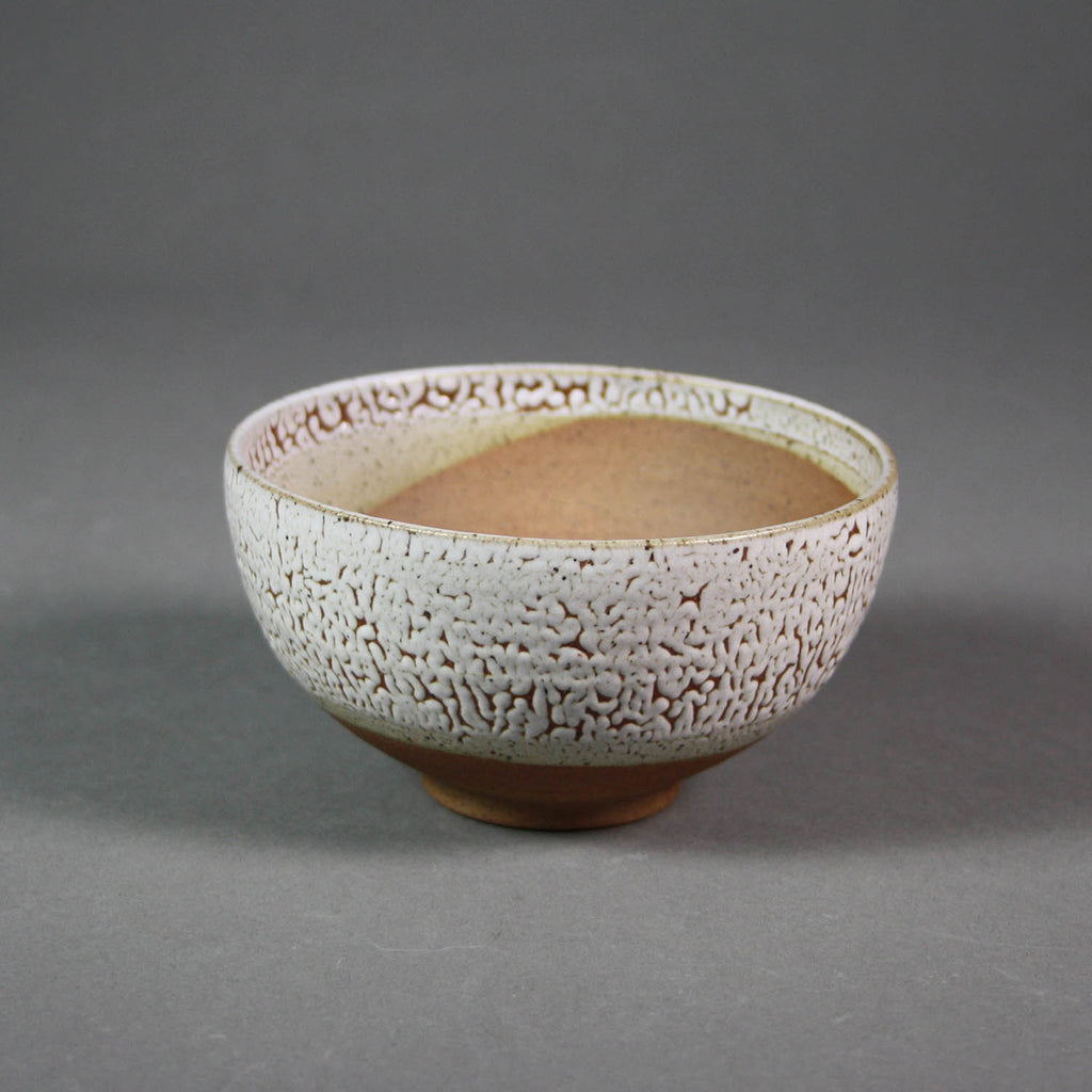 Deichmann Pottery artwork 'Snow on the Mountain Bowl (Small)' at Gallery78 Fredericton, New Brunswick