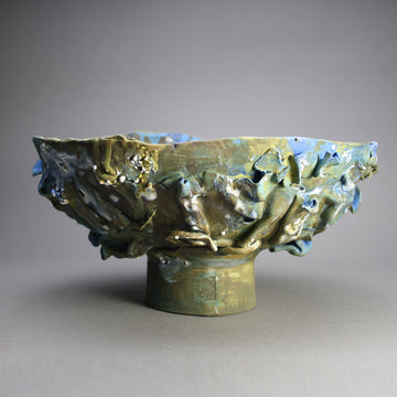 Heather Waugh Pitts artwork 'Seaweed Bowl: Bog' at Gallery78 Fredericton, New Brunswick